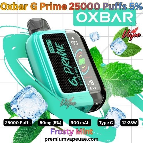 Oxbar G Prime 25000 Puffs 50MG Frosty Mint