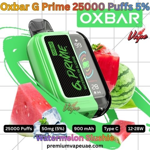 Oxbar G Prime 25000 Puffs 50MG Watermelon Slushie