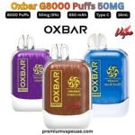 Oxbar G8000 Puffs 50MG All Flavors