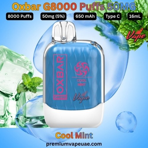 Oxbar G8000 Puffs 50MG Cool Mint