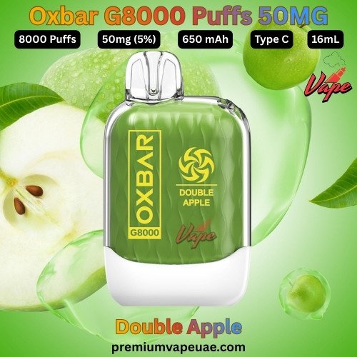 Oxbar G8000 Puffs 50MG Double Apple