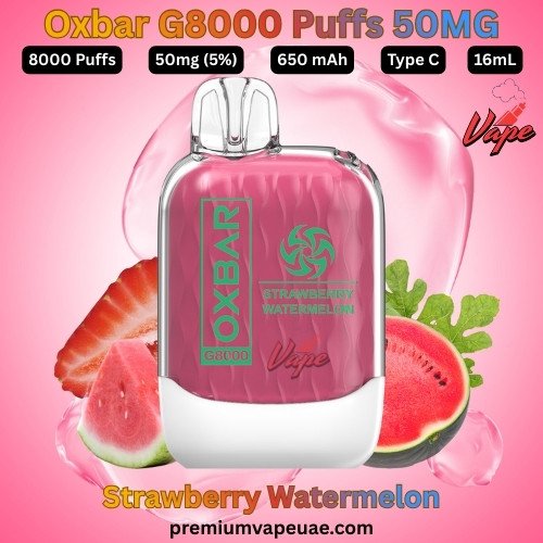 Oxbar G8000 Puffs 50MG Strawberry Watermelon