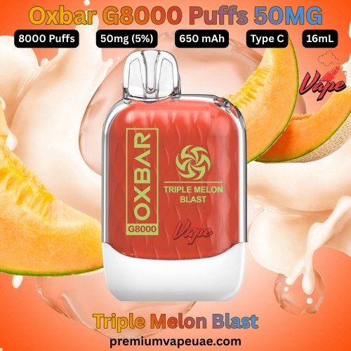 Oxbar G8000 Puffs 50MG Triple Melon Blast
