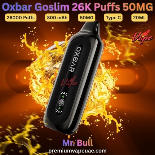 Oxbar Goslim 26000 Puffs 50MG Mr. Bull