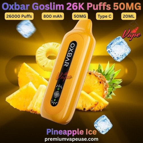 Oxbar Goslim 26000 Puffs 50MG Pineapple Ice