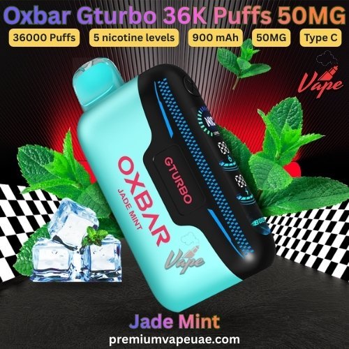 Oxbar Gturbo 36000 Puffs 50MG Jade Mint
