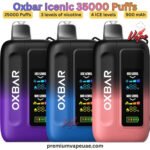 Oxbar Icenic 35000 Puffs All Flavors (1)