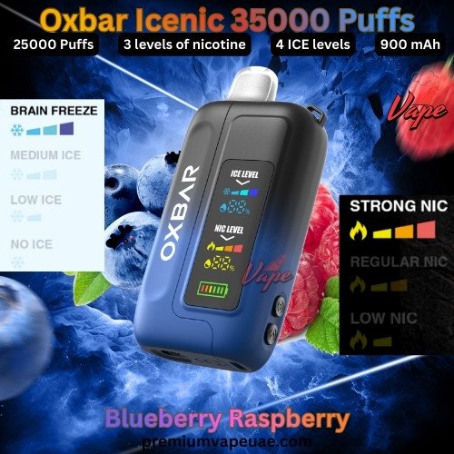 Oxbar Icenic 35000 Puffs Blueberry Raspberry