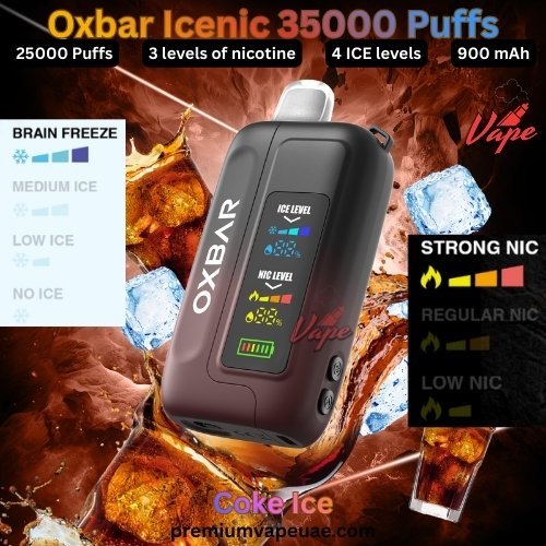Oxbar Icenic 35000 Puffs Coke Ice