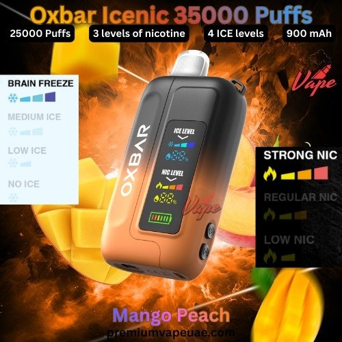 Oxbar Icenic 35000 Puffs Mango Peach