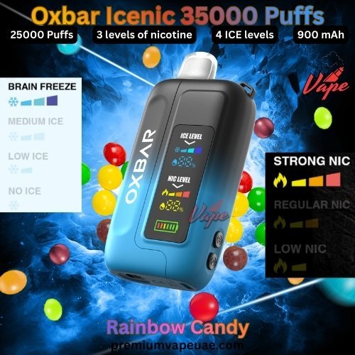 Oxbar Icenic 35000 Puffs Rainbow Candy