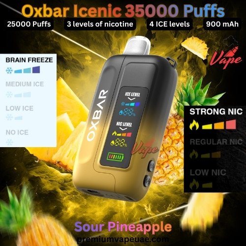 Oxbar Icenic 35000 Puffs Sour Pineapple