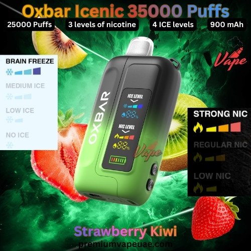 Oxbar Icenic 35000 Puffs Strawberry Kiwi