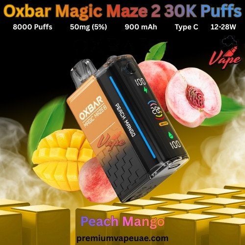 Oxbar Magic Maze 2 30000 Puffs 50MG Peach Mango