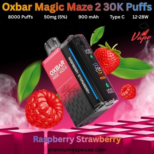 Oxbar Magic Maze 2 30000 Puffs 50MG Raspberry Strawberry