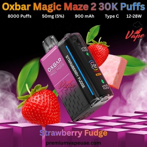 Oxbar Magic Maze 2 30000 Puffs 50MG Strawberry Fudge