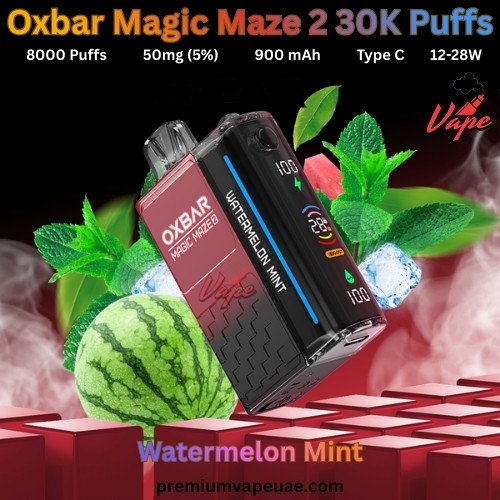 Oxbar Magic Maze 2 30000 Puffs 50MG Watermelon Mint