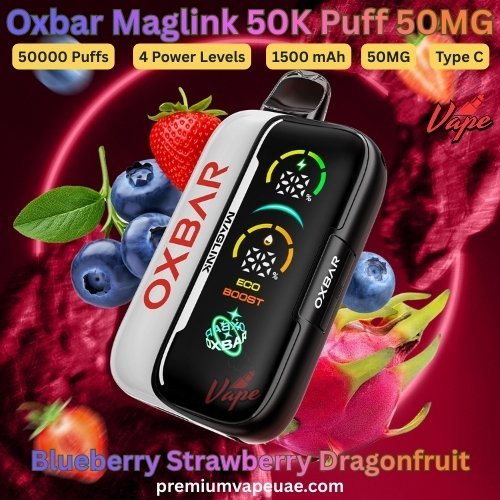 Oxbar Maglink 50000 Puffs 50MG Blueberry Strawberry Dragonfruit