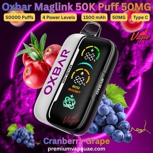 Oxbar Maglink 50000 Puffs 50MG Cranberry Grape