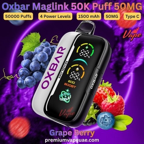 Oxbar Maglink 50000 Puffs 50MG Grape Berry
