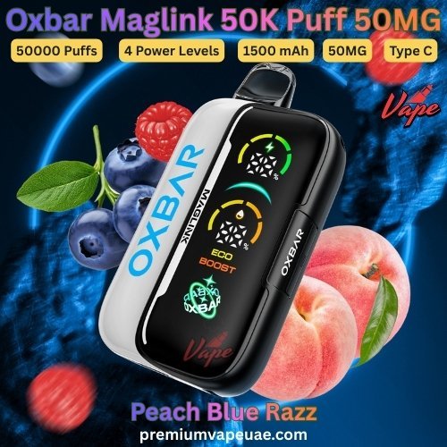 Oxbar Maglink 50000 Puffs 50MG Peach Blue Razz