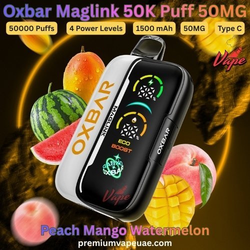 Oxbar Maglink 50000 Puffs 50MG Peach Mango Watermelon