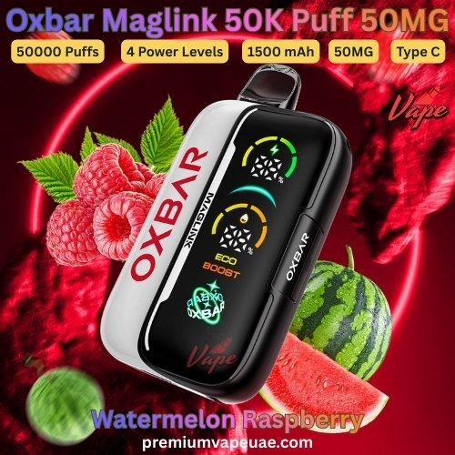 Oxbar Maglink 50000 Puffs 50MG Watermelon Raspberry