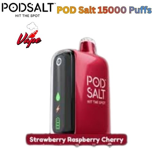 POD Salt 15000 Puffs Strawberry Raspberry Cherry