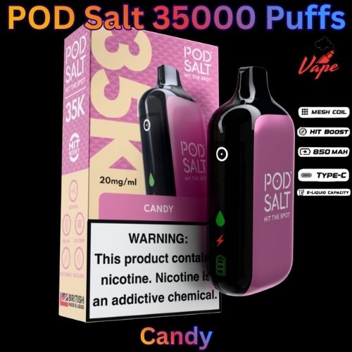 POD Salt 35000 Puffs 20mg and 50mg Candy