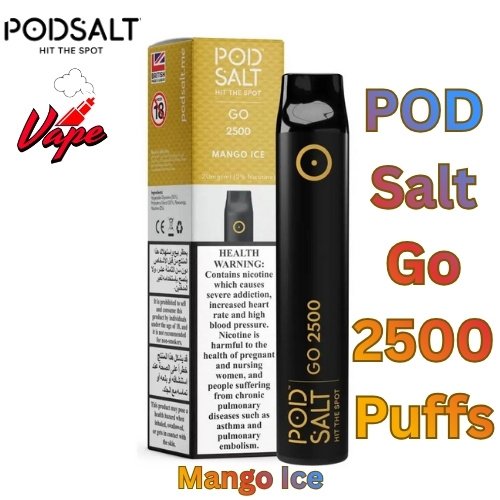 POD Salt Go 2500 Puffs Mango Ice