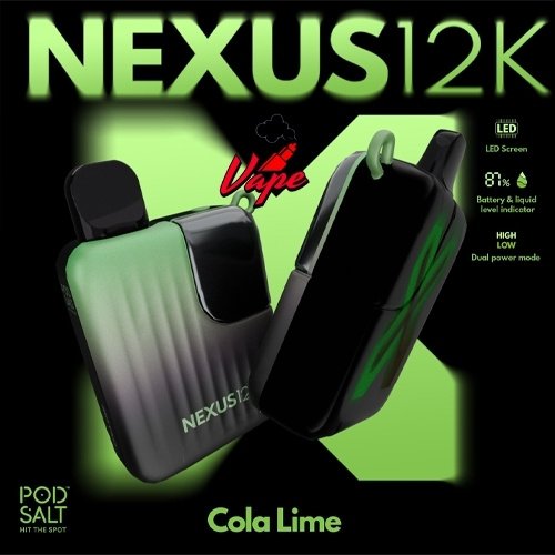 POD Salt Nexus 12000 Puffs Cola Lime