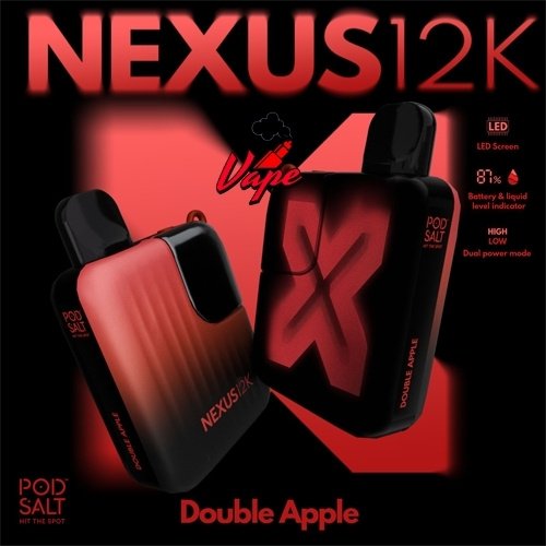 POD Salt Nexus 12000 Puffs Double Apple