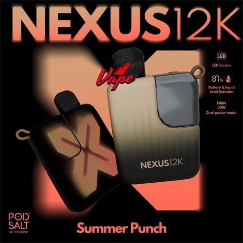 POD Salt Nexus 12000 Puffs Summer Punch