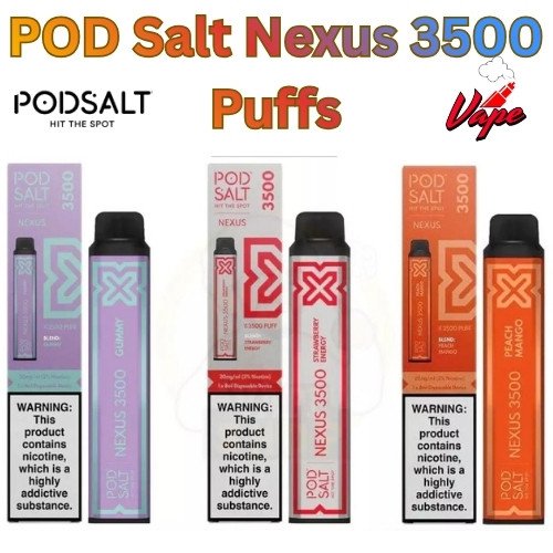 POD Salt Nexus 3500 Puffs All Flavors