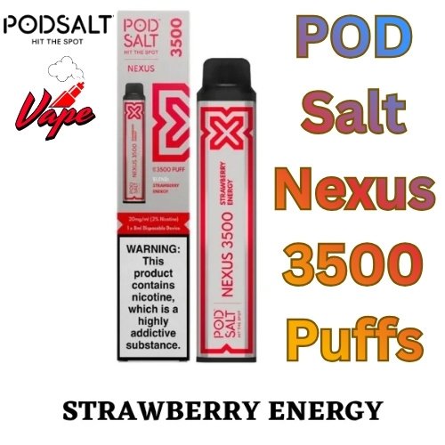 POD Salt Nexus 3500 Puffs Strawberry Energy