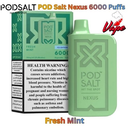 POD Salt Nexus 6000 Puffs Fresh Mint