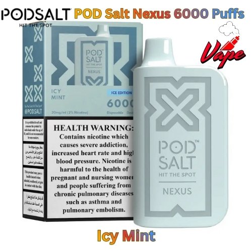 POD Salt Nexus 6000 Puffs Icy Mint