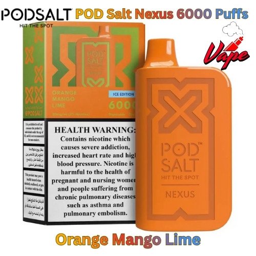 POD Salt Nexus 6000 Puffs Orange Mango Lime