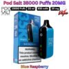 Pod Salt 35000 Puffs 20MG Blue Raspberry in Abu Dhabi