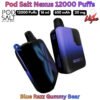 Pod Salt Nexus 12000 Puffs 20MG Blue Razz Gummy Bear in Ajman