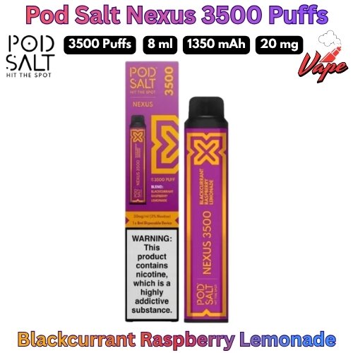 Pod Salt Nexus 3500 Puffs 20MG in Abu Dhabi