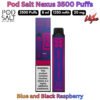 Pod Salt Nexus 3500 Puffs 20MG Blue and Black Raspberry in UAE