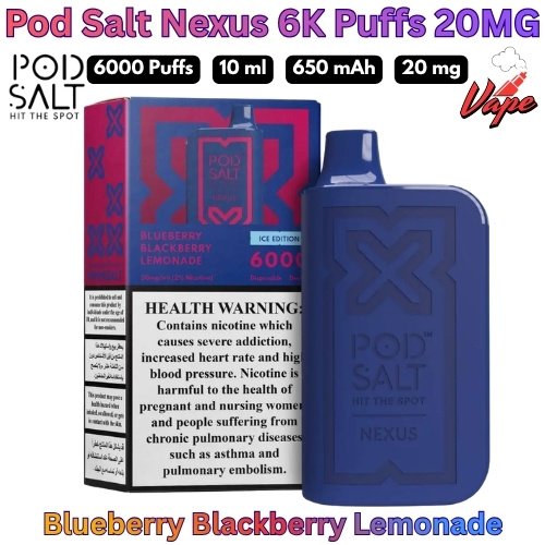 Pod Salt Nexus 6000 Puffs 20MG in UAE