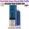 Pod Salt Onyx Cloud 25000 Puffs 5MG Blueberry Muffin in Ajman