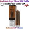 Pod Salt Onyx Cloud 25000 Puffs 5MG Butterscotch Tobacco in UAE