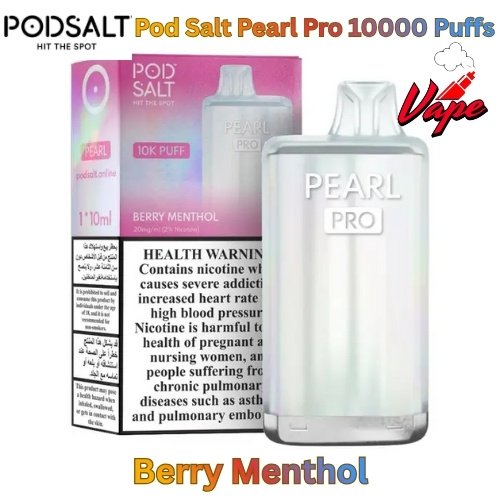 Pod Salt Pearl Pro 10000 Puffs Berry Menthol