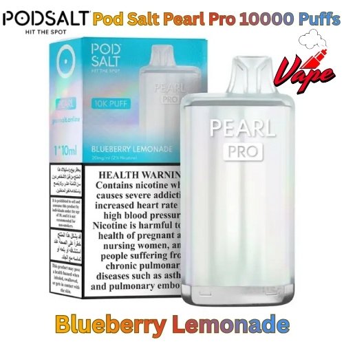 Pod Salt Pearl Pro 10000 Puffs Blueberry Lemonade