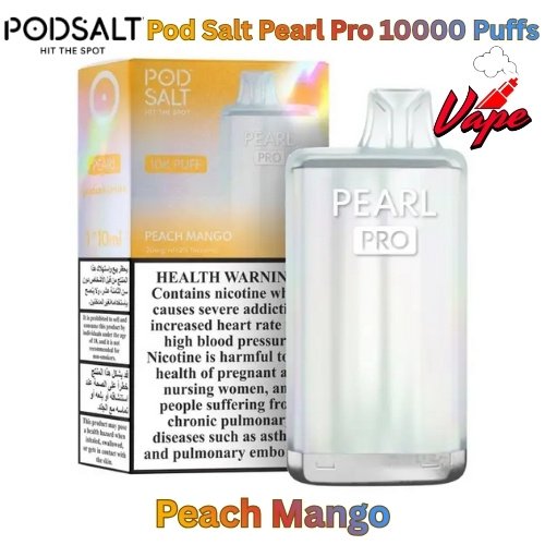 Pod Salt Pearl Pro 10000 Puffs Peach Mango