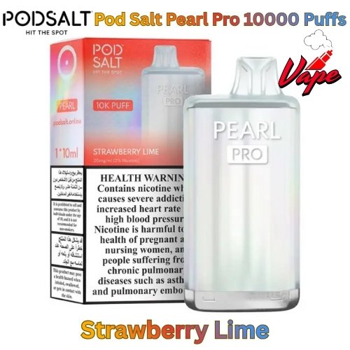 Pod Salt Pearl Pro 10000 Puffs Strawberry Lime