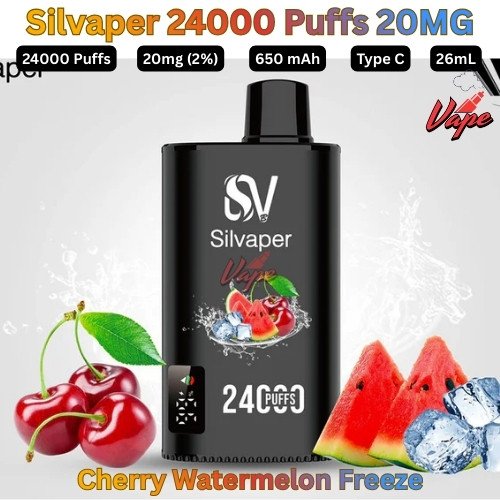 Silvaper 24000 Puffs 20mg Cherry Watermelon Freeze